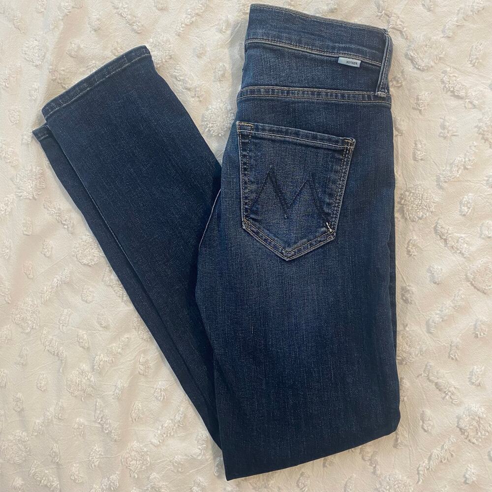 Mother Denim The Mid Rise Dazzler Ankle Jeans Womens Size 24 On The Edge Wash - Picture 2 of 8
